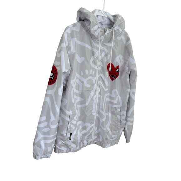 NWT Members Only x Keith Haring Windbreaker Jacket Sz XL - Picture 2 of 15